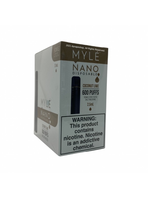 MYLE NANO DISPOSABLE VAPE DEVICE