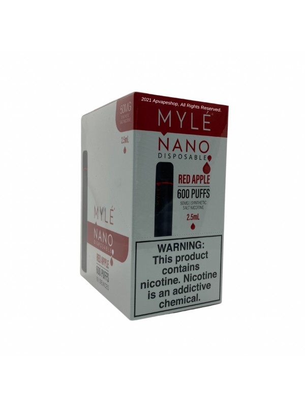 MYLE NANO DISPOSABLE VAPE DEVICE