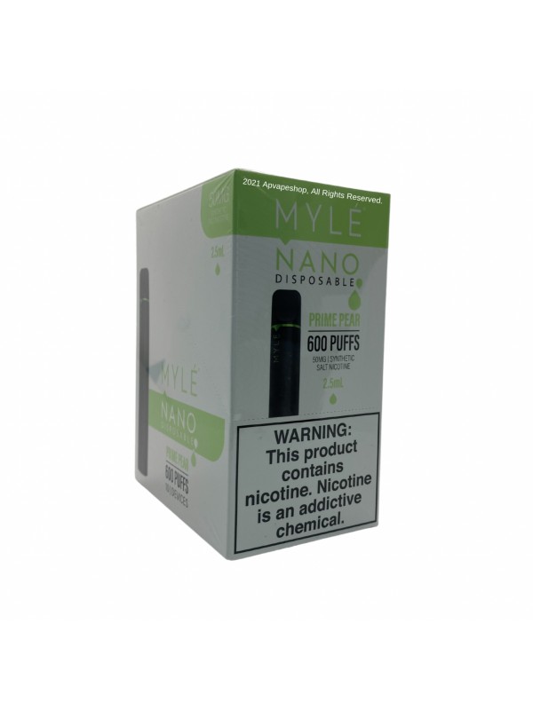 MYLE NANO DISPOSABLE VAPE DEVICE