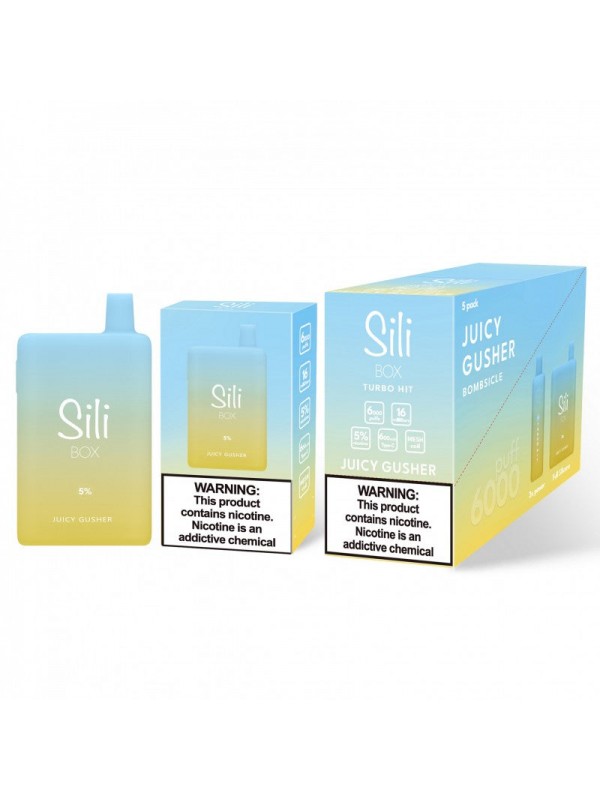 Sili Box Turbo Hit 6000 Puff Disposable Vape Device