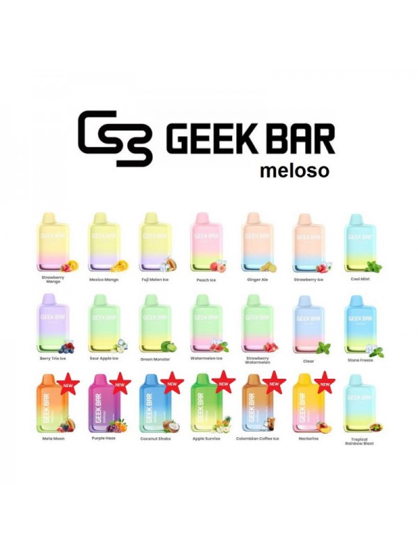 Geek Bar Meloso Max 9000 Puff Disposable Vape Device