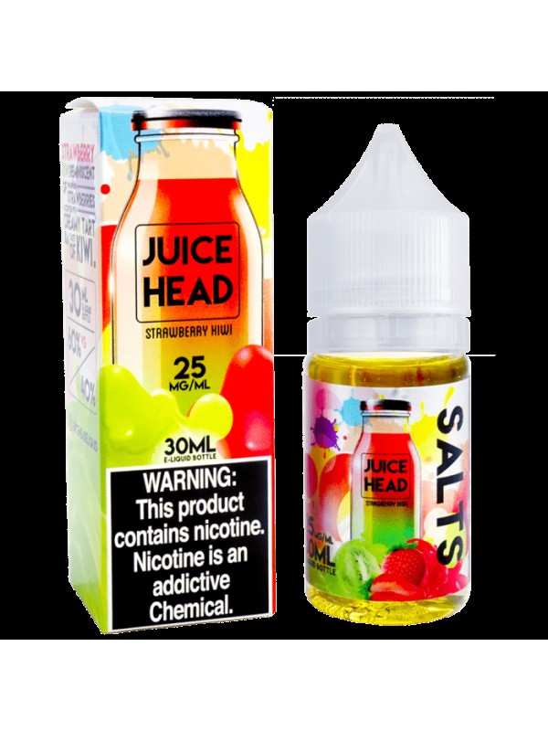 Strawberry Kiwi Salt Nic By Juice Head (30ml)