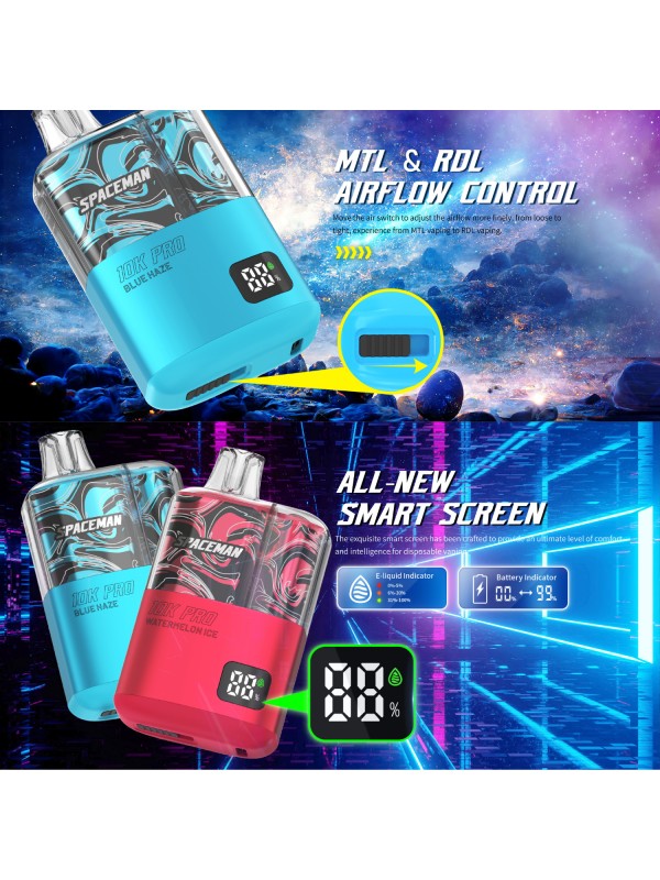 Smok Spaceman 10K Pro Disposable Vape Device