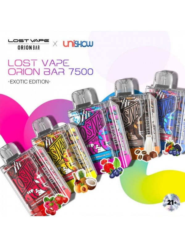 Lost Vape Orion Bar 7500 Puff Disposable Vape Device