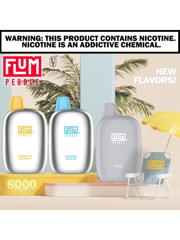 Flum Pebble 6000 Puff Disposable Vape Device