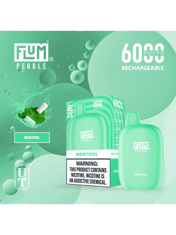 Flum Pebble 6000 Puff Disposable Vape Device