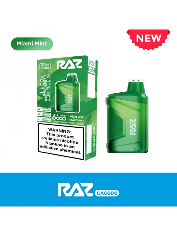 Raz CA6000 Puff Disposable Vape Device