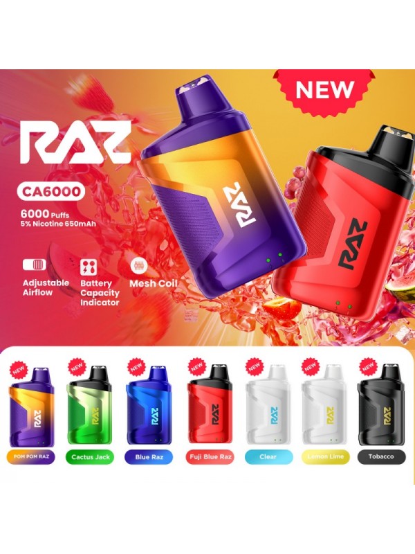 Raz CA6000 Puff Disposable Vape Device