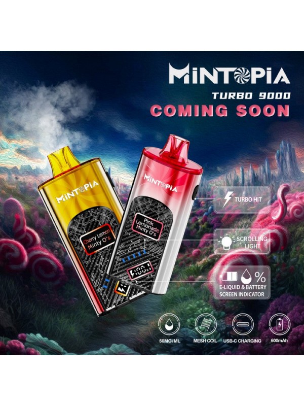 Mintopia Turbo 9000 Puff Disposable Vape Device