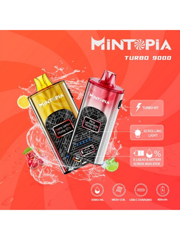 Mintopia Turbo 9000 Puff Disposable Vape Device
