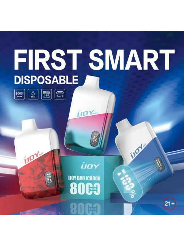 iJoy Bar IC8000 Disposable Vape Device
