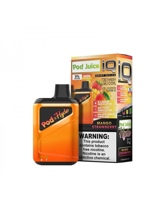 Pod Juice Hyde IQ 5000 Puff Disposable Vape Device