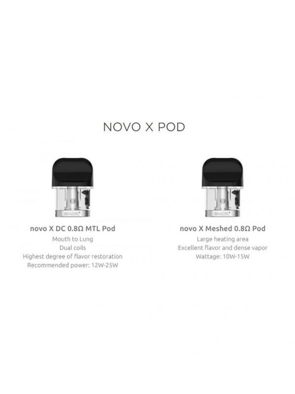 SMOK Novo X Replacement Pods (3 Pack)