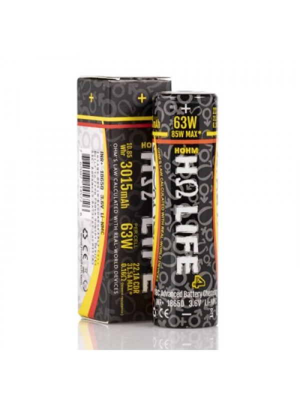 HOHM TECH LIFE 4 18650 3015MAH 22.1A BATTERY