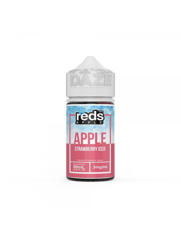 7 DAZE Reds Apple - Iced Strawberry 60ml E-liquid