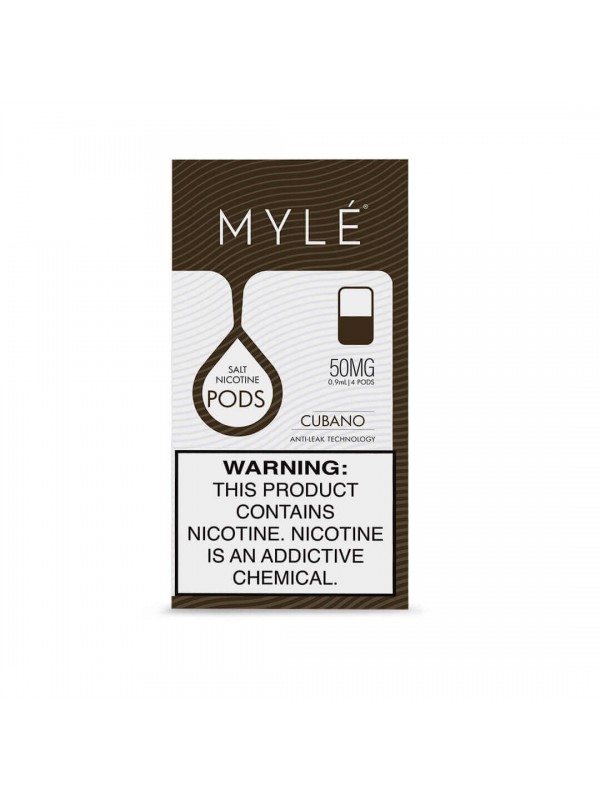MYLE V4 Replacement Pods – 1 Pack of 4 Pods