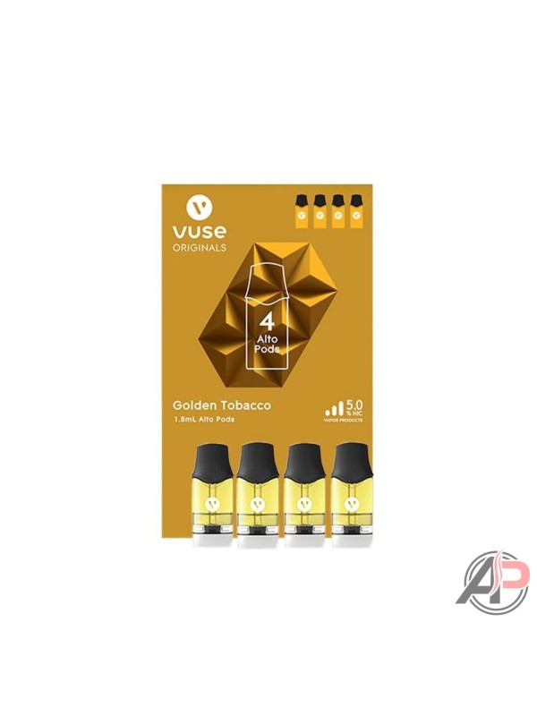 Vuse Alto Golden Tobacco Pods 4 Pack